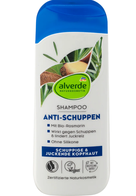 alverde NATURKOSMETIK anti-dandruff hair shampoo, 200 ml