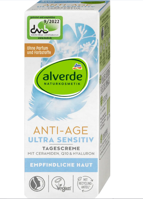 alverde NATURKOSMETIK Anti-Age Ultra Sensitive skin cream, 50 ml
