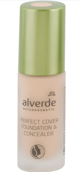 alverde NATURKOSMETIK Foundation & Concealer Perfect 20 Almond, 20 ml