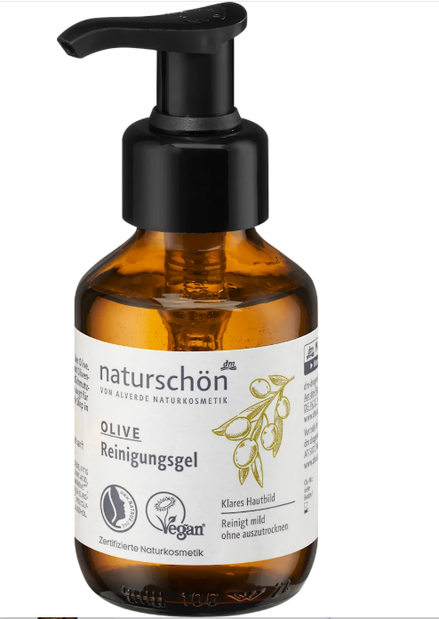 alverde NATURKOSMETIK naturschön cleansing face gel olive, 100 ml