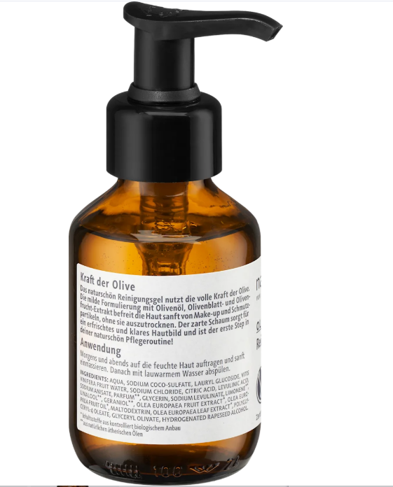 alverde NATURKOSMETIK naturschön cleansing face gel olive, 100 ml