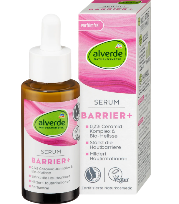 alverde NATURKOSMETIK skin serum Barrier+, 30 ml