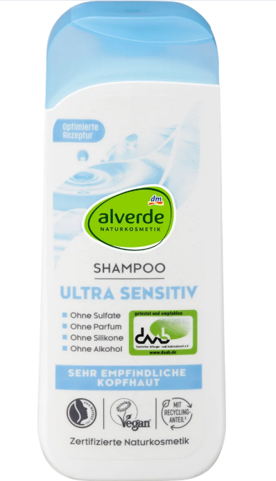alverde NATURKOSMETIK Ultra Sensitive hair shampoo, 200 ml