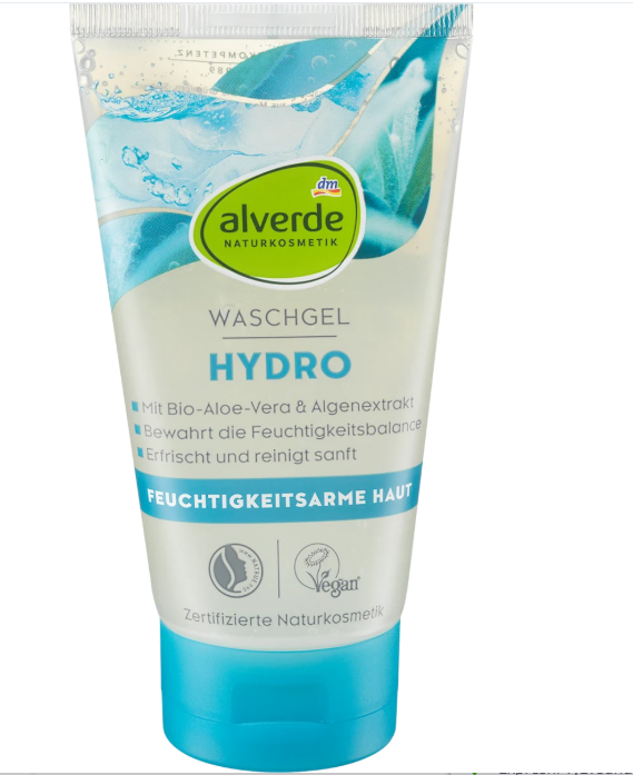 alverde NATURKOSMETIK Hydro facial cleansing gel seaweed, 150 ml