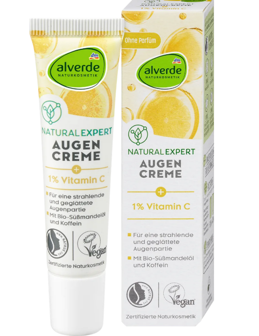 alverde NATURKOSMETIK Natural Expert eye cream with vitamin C, 15 ml