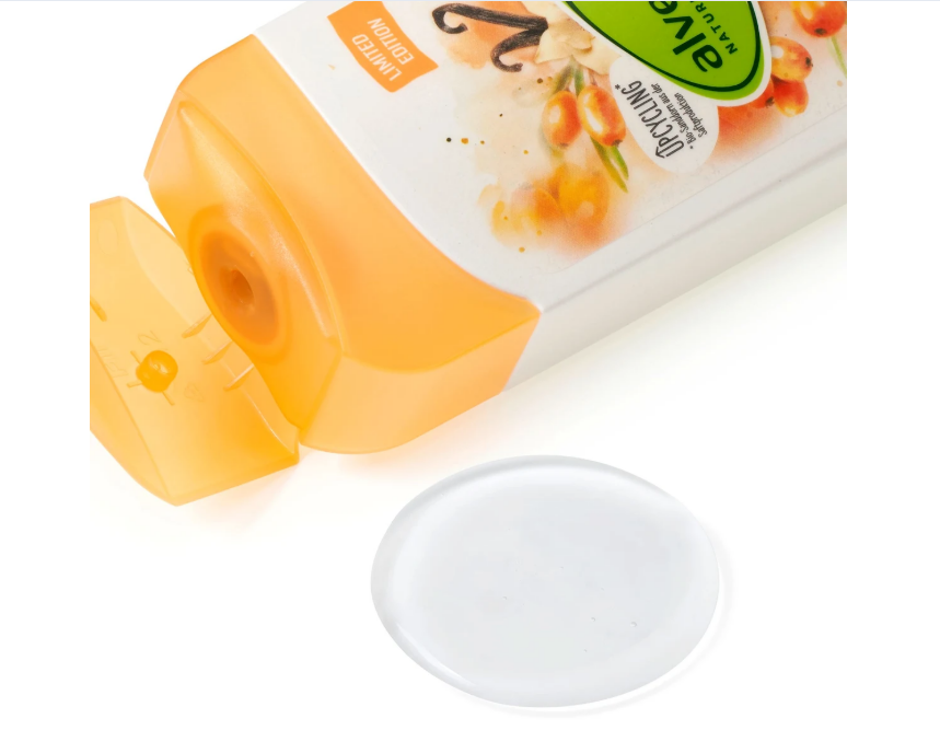 alverde NATURKOSMETIK shower gel Sea Buckthorn and Vanilla, 250 ml