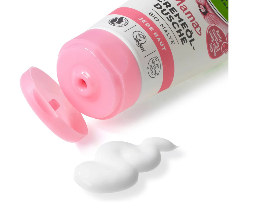 alverde NATURKOSMETIK Mama organic mallow cream shower gel, 200 ml