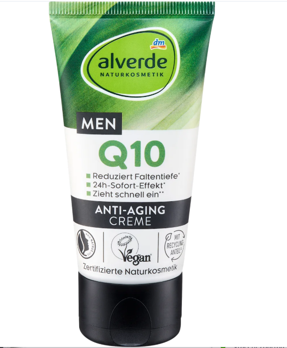 alverde MEN Q10 skin cream, 50 ml