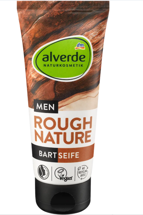 alverde MEN Rough Nature beard soap, 100 ml