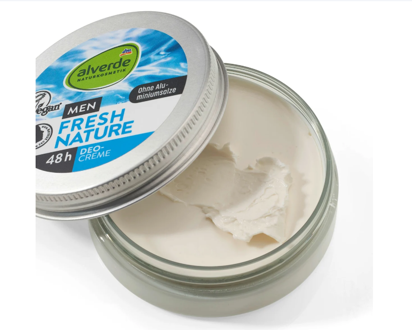 alverde MEN Fresh Nature deodorant cream, 50 ml