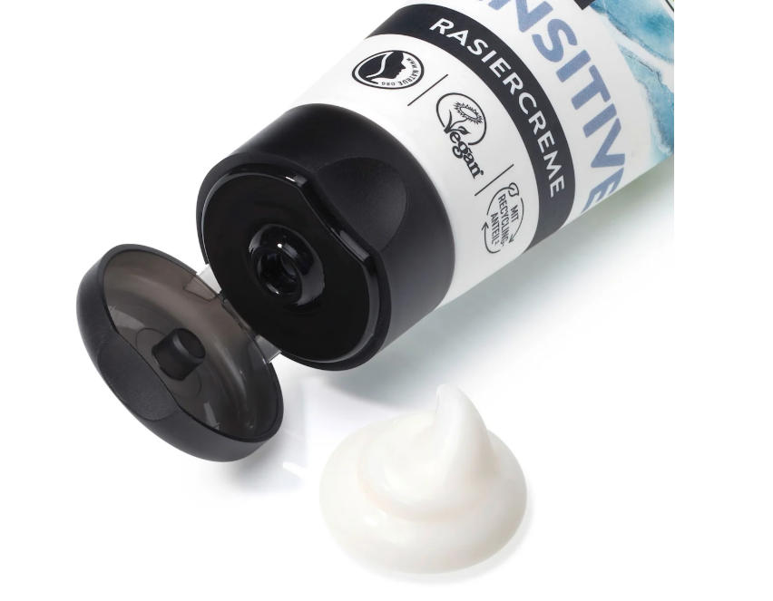 alverde MEN Sensitive shaving cream, 75 ml