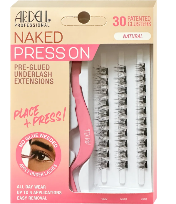 ARDELL Professional Naked Press On Natural 30 clusters