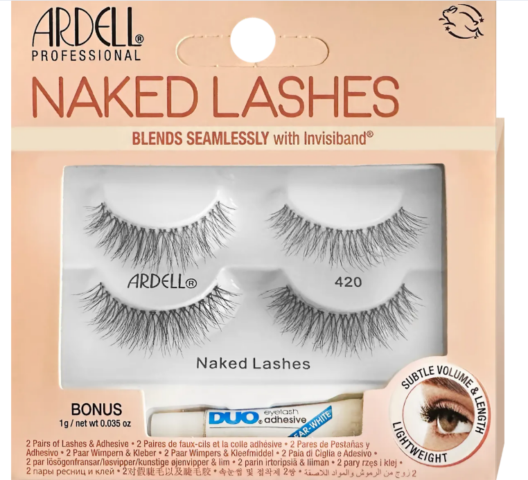 ARDELL Professional Naked Lashes 420 + Free adhesive