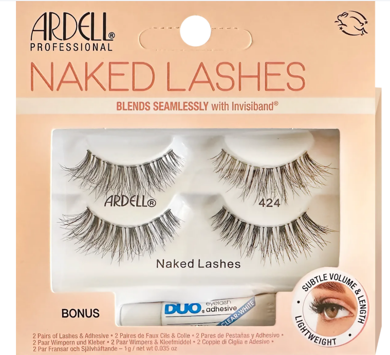 ARDELL Professional Naked Lashes 424 + Free adhesive
