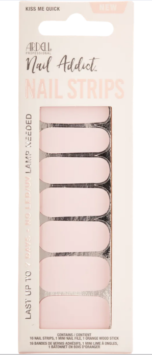 ARDELL Kiss Me Quick Nail Addict Nail Strips, 16 pcs