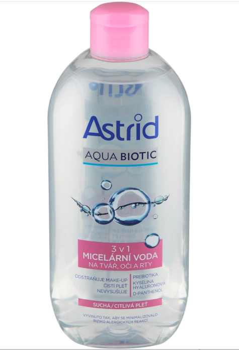 Astrid Aqua Biotic facial micellar water, 400 ml