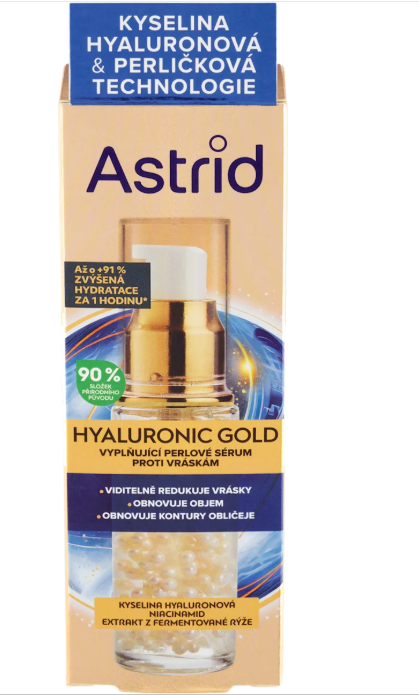 Astrid Hyaluronic Gold pearl serum, 30 ml