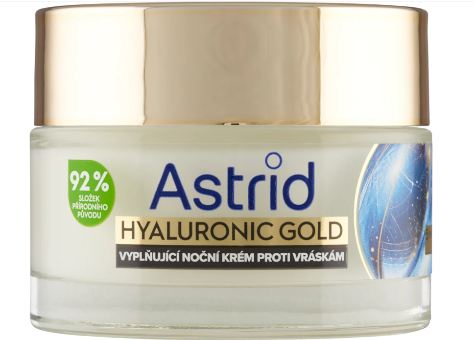 Astrid Hyaluronic Gold night cream, 50 ml