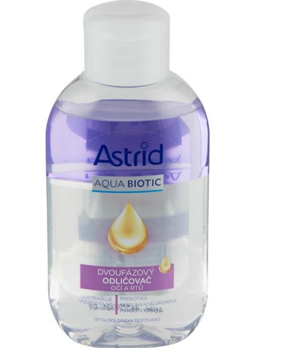 Astrid Aqua Biotic two-phase eye make-up remover, 125 ml