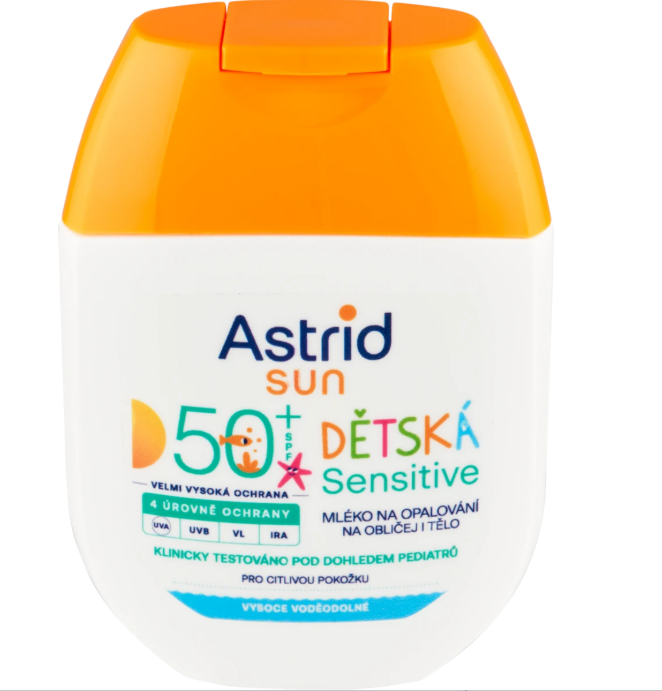 Astrid sun baby milk Sensitive SPF50+, 60 ml