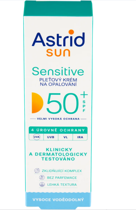 Astrid sun sun cream Sensitive SPF50+, 50 ml