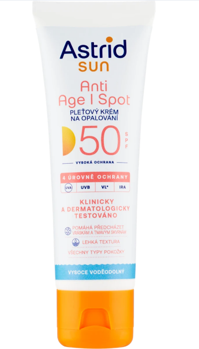 Astrid sun skin cream Anti Age Spot SPF50, 50 ml
