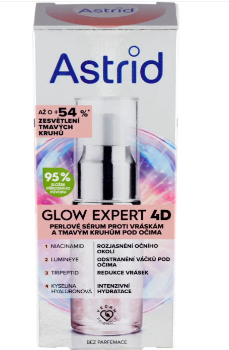 Astrid Glow Expert 4D Pearl Eye Serum, 15 ml