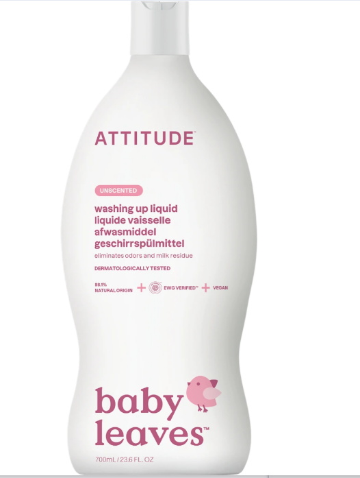 ATTITUDE Washing up liquid fragrance-free, 700 ml