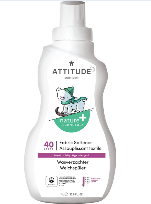 ATTITUDE fabric softener with Sweet Lullaby scent, 40 loads