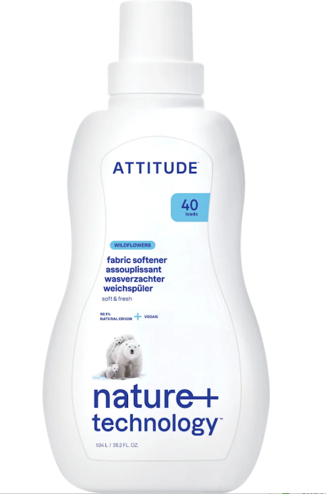 ATTITUDE fabric softener with the scent of meadow flowers, 40 loads