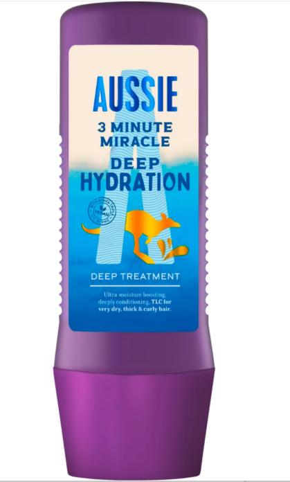 Aussie 3 Minute Miracle Deep Hydration hair mask, 225 ml