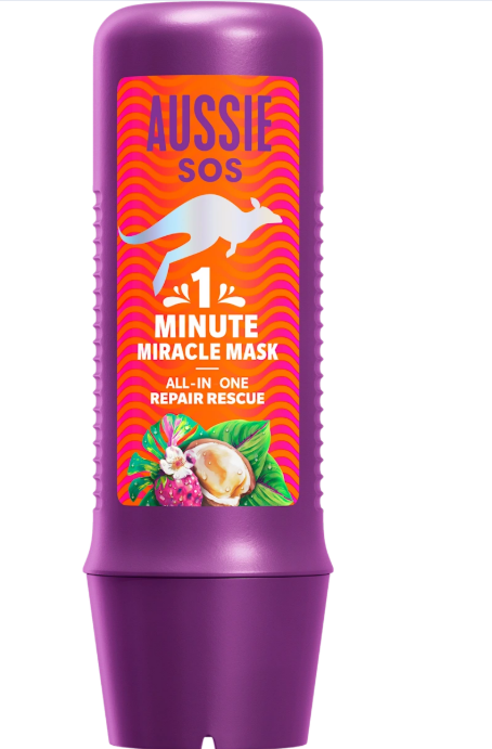Aussie SOS hair mask 1 Minute Miracle Repair Rescue, 250 ml