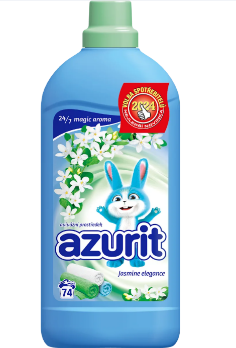 azurit fabric softener Jasmin elegance, 74 loads