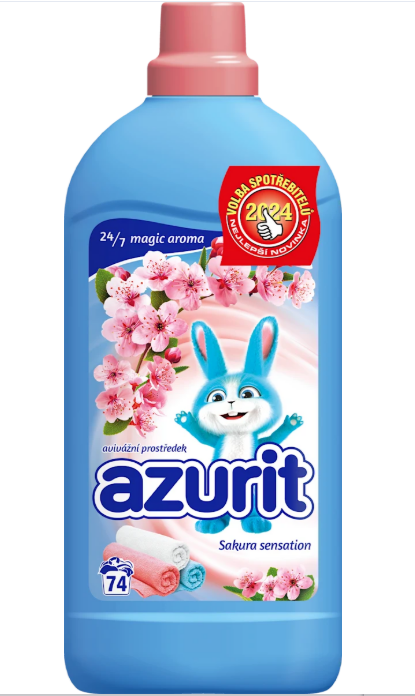 azurit fabric softener Sakura sensation, 74 loads