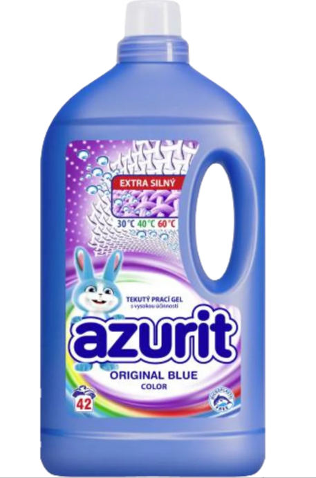 azurit washing gel for colored laundry Original Blue, 42 loads