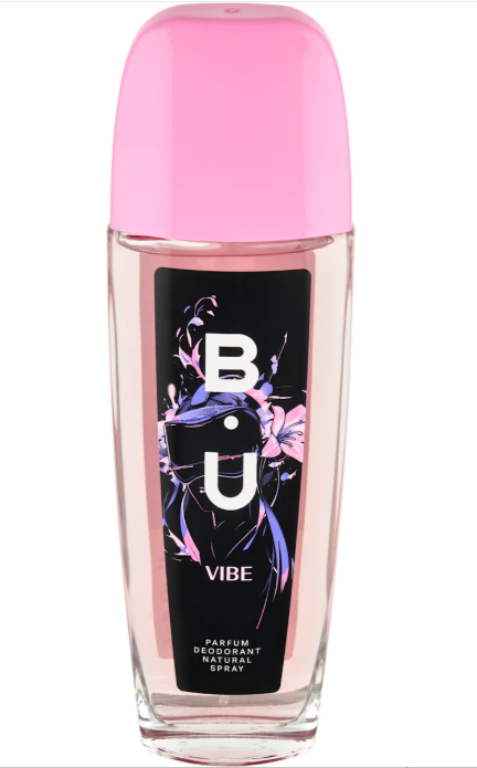 B.U. deodorant natural spray Vibe, 75 ml