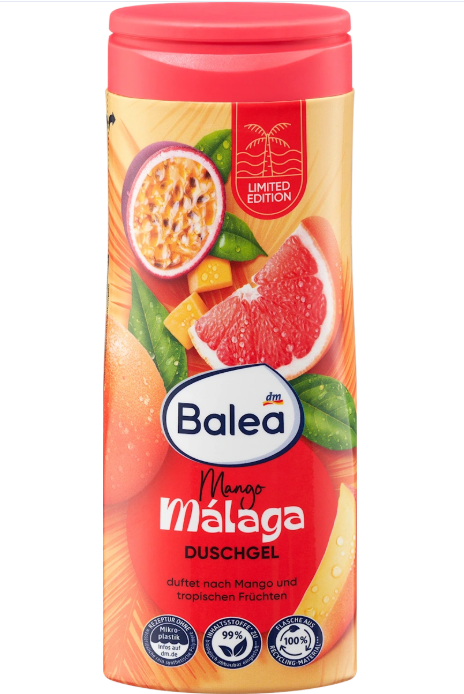 Balea shower gel Mango Málaga, 300 ml