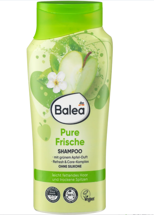 Balea shampoo for hair with oily roots and dry ends, 300 ml
