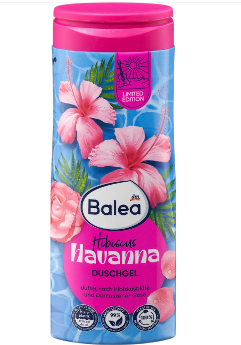 Balea shower gel Hibiscus Havana, 300 ml