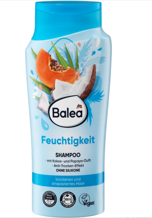 Balea moisturizing hair shampoo, 300 ml