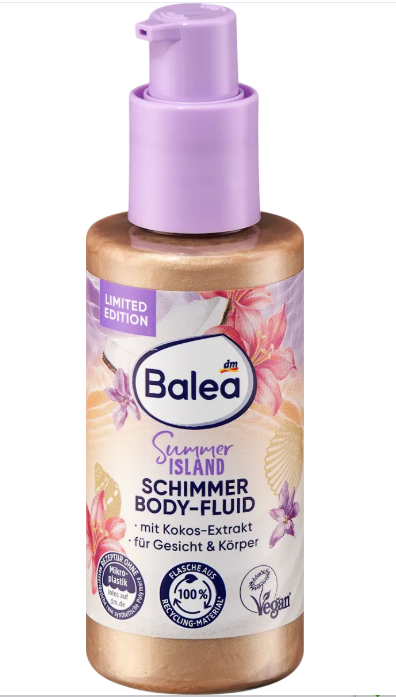 Balea Shimmer Summer Island body fluid, 75 ml