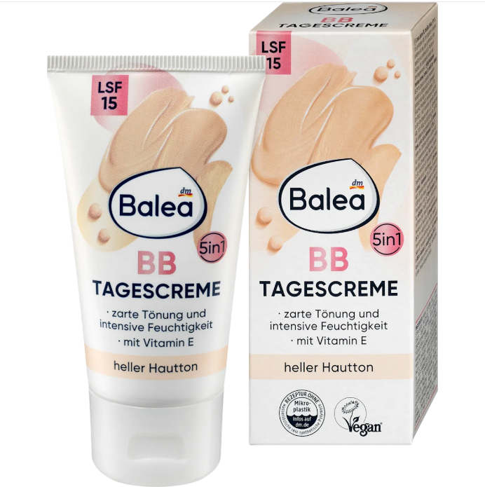 Balea daily BB cream 5-in-1, SPF15, light tone, 50 ml