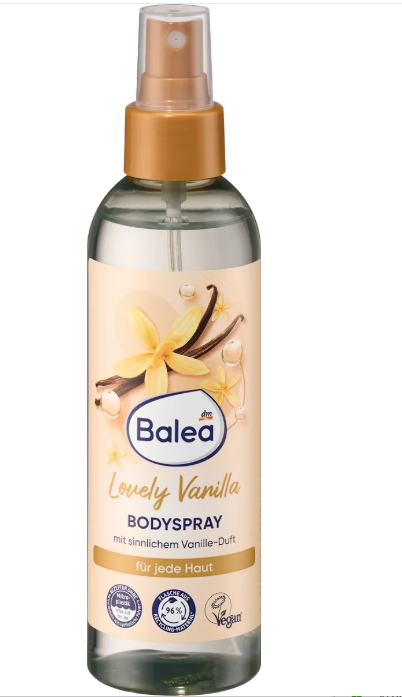 Balea Lovely Vanilla body spray, 200 ml