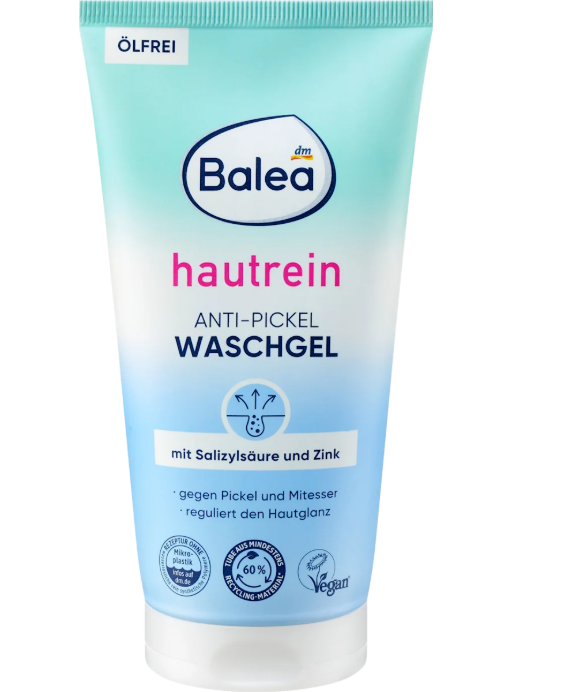 Balea hautrein cleansing face gel, 150 ml
