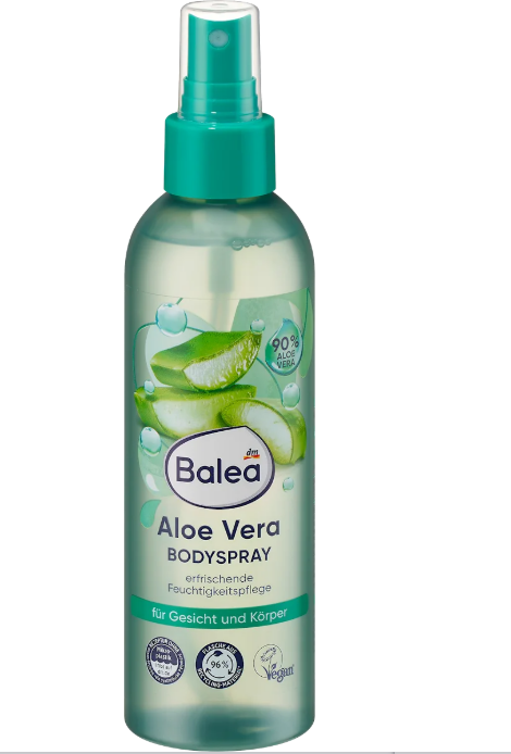 Balea aloe vera body spray, 200 ml