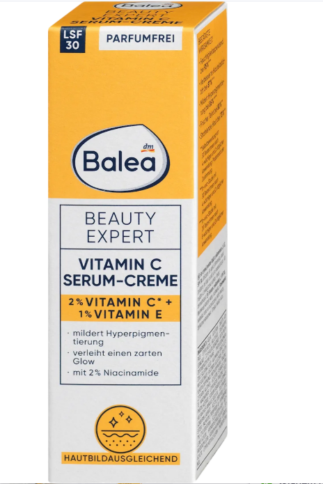 Balea Beauty Expert Vitamin C serum & cream, 50 ml