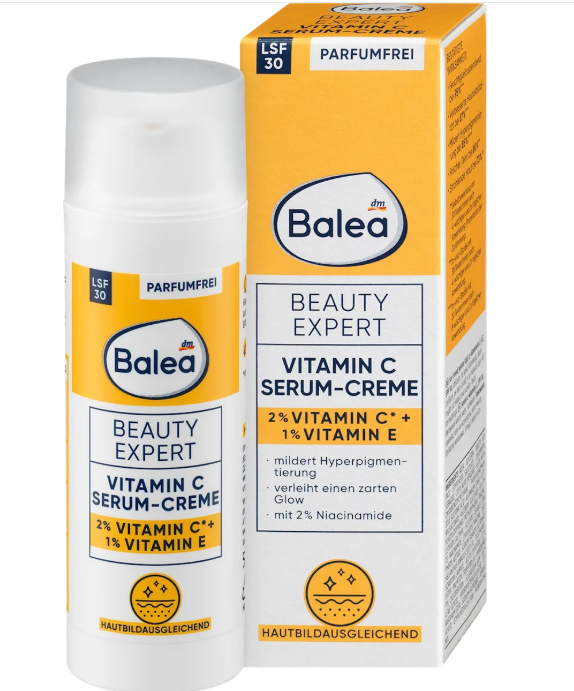 Balea Beauty Expert Vitamin C serum & cream, 50 ml