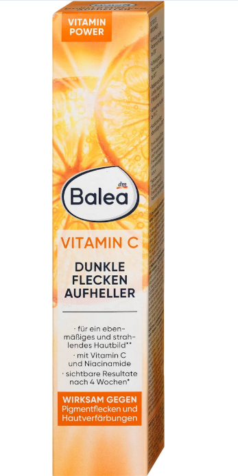 Balea Vitamin C skin cream to lighten pigment spots, 50 ml