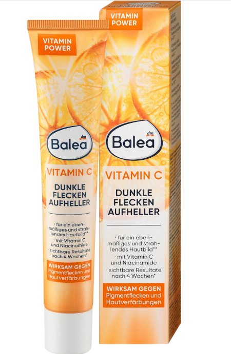 Balea Vitamin C skin cream to lighten pigment spots, 50 ml