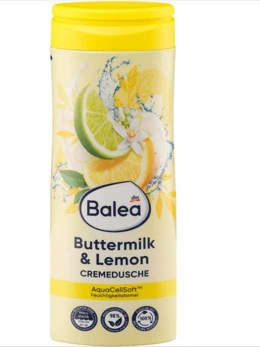 Balea Buttermilk & Lemon Shower Gel, 300 ml